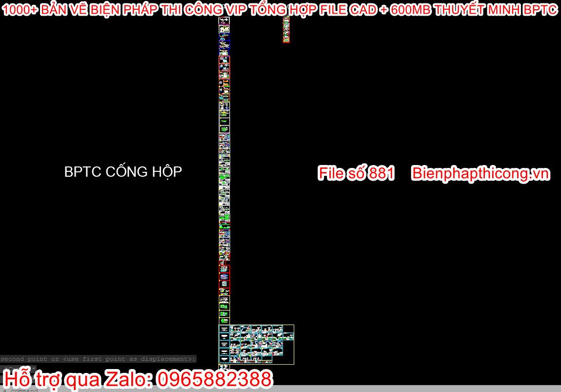 Download bản vẽ biện pháp thi công cống hộp - hầm chui.