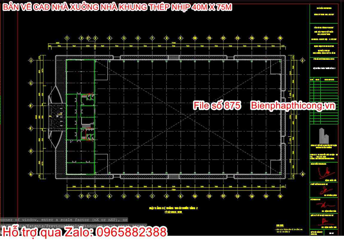 Bản vẽ cấp điện nhà xưởng.
