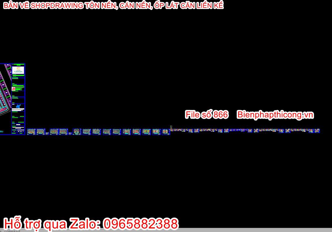 Bản vẽ cad shopdrawing ốp lát nền cad.