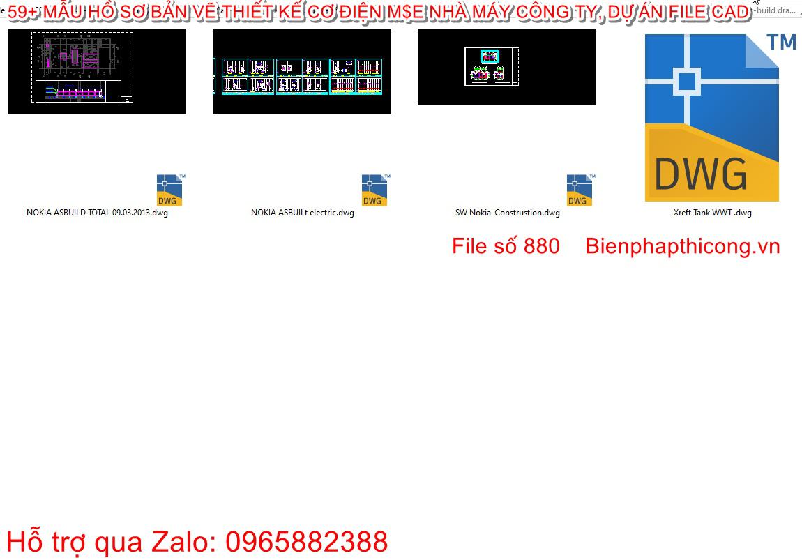 Bản vẽ AS-Built Dự án Xử lý nước thải Nokia