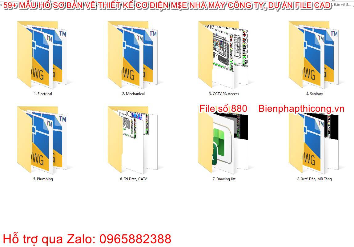 Bản vẽ đầy đủ full hệ Cơ Điện hay ( M&E, CCTV, PA, Access, P&S, Teldata, CATV)