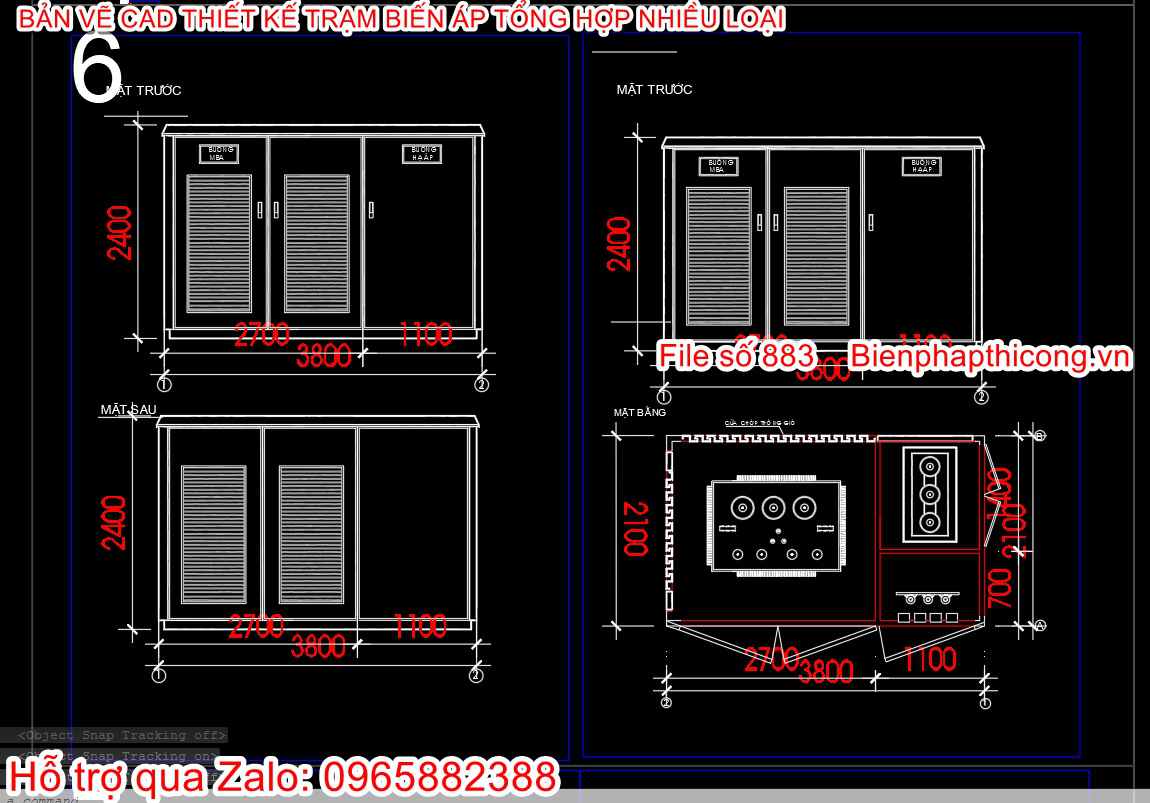 File thiết kế trạm biến áp.