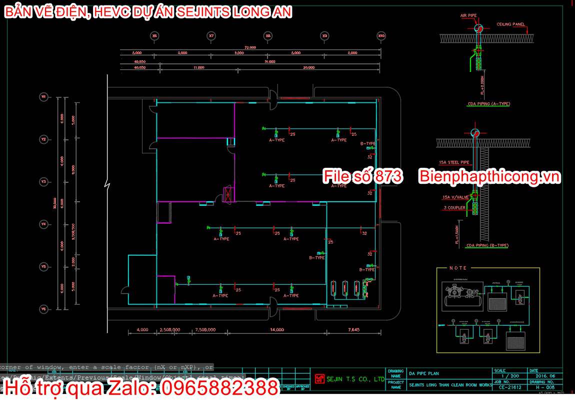 Bản vẽ cad điện nhà xưởng.