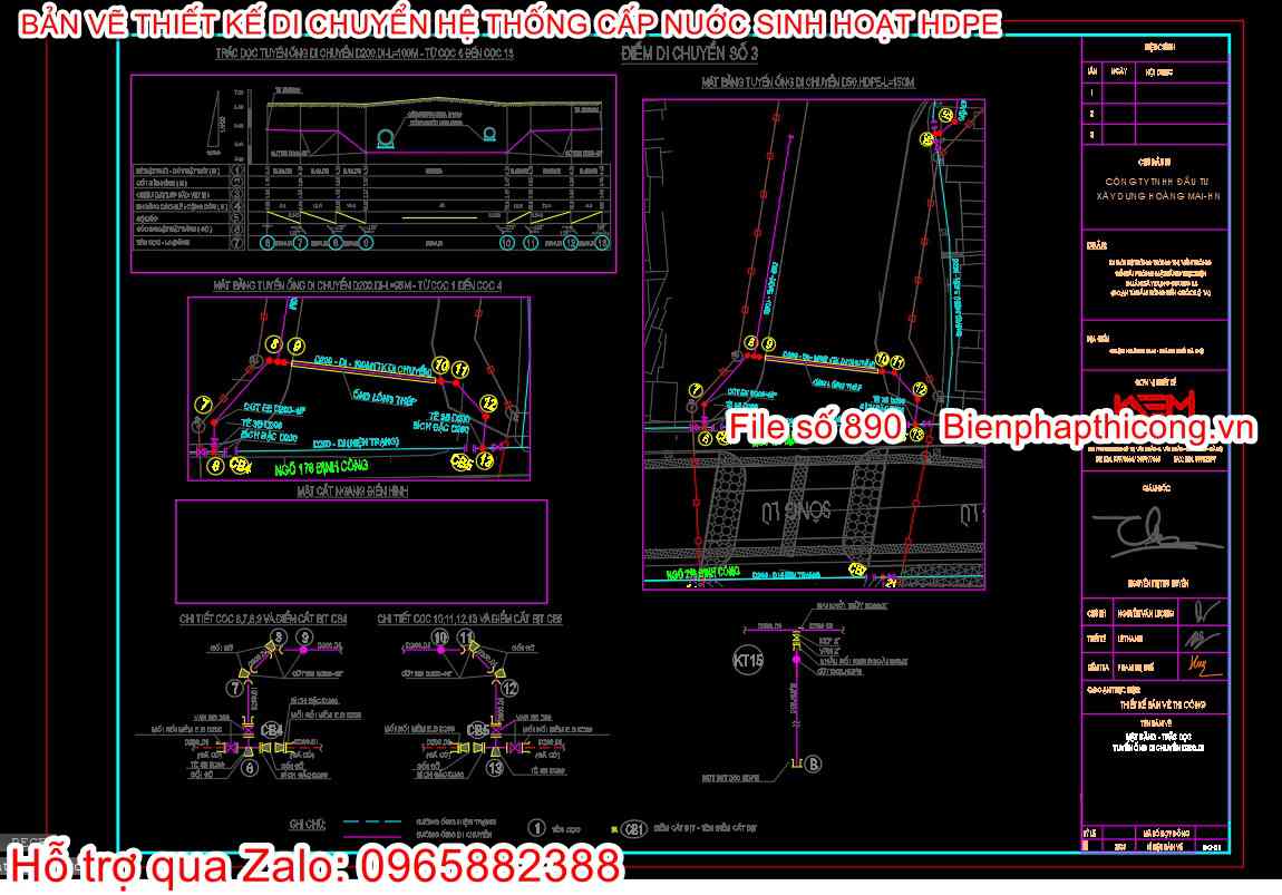 File bản vẽ di chuyển hệ thống cấp nước.