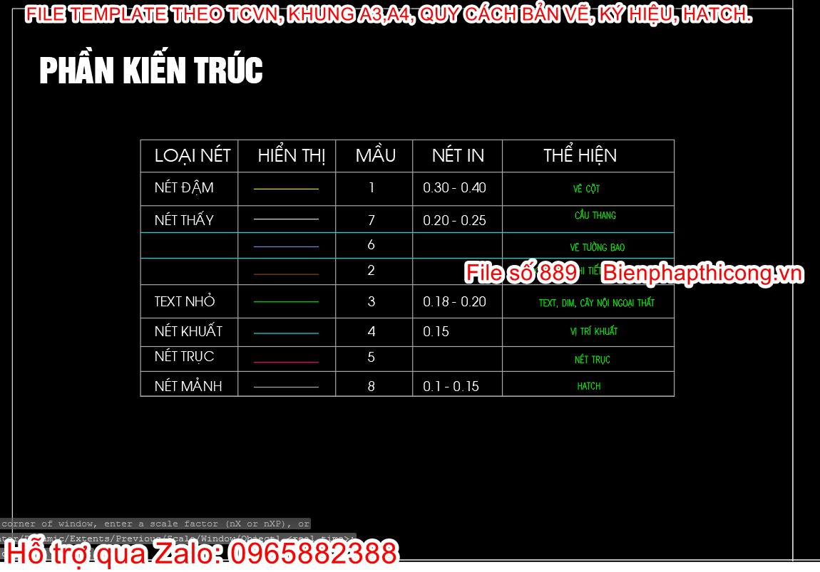 Phần kiến trúc cad.