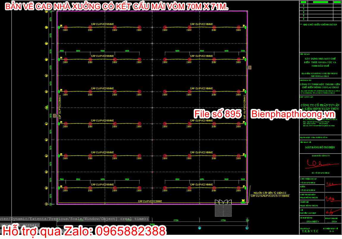 Bản vẽ thiết kế đèn nhà xưởng cad.