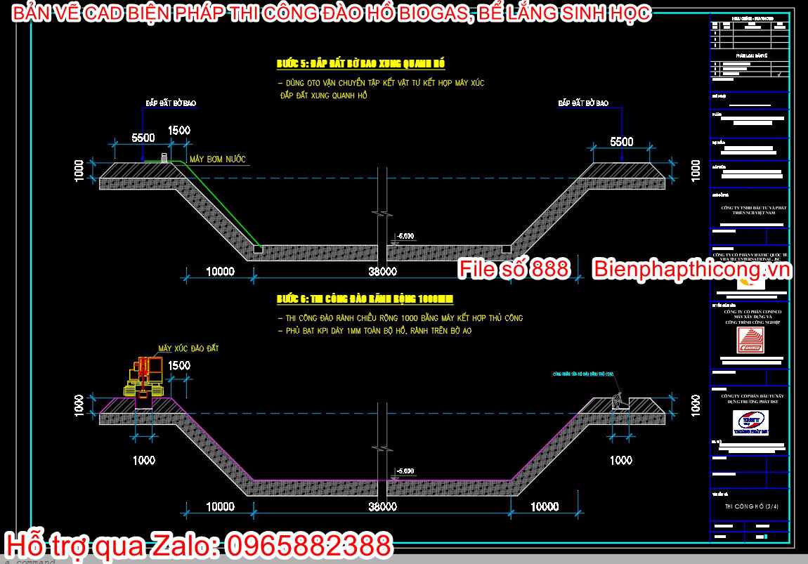 Mẫu bản vẽ bptc đào hồ.