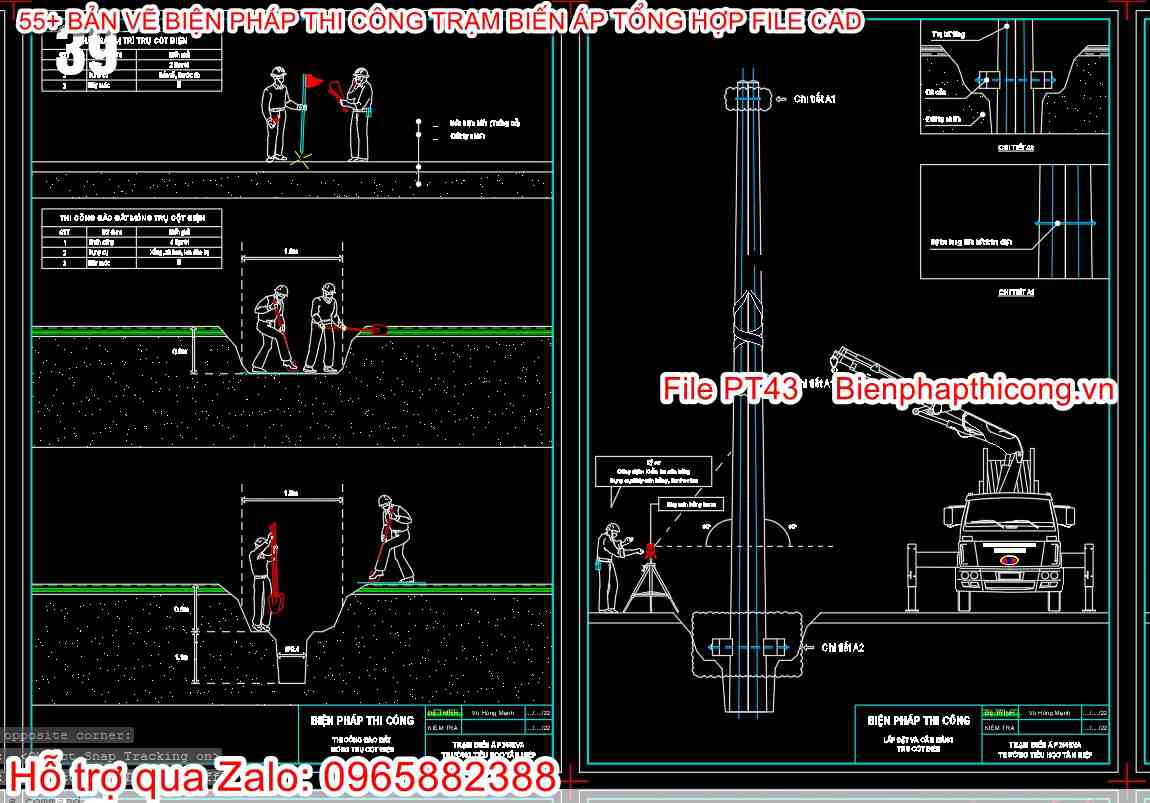 File cad bptc trạm biến áp.