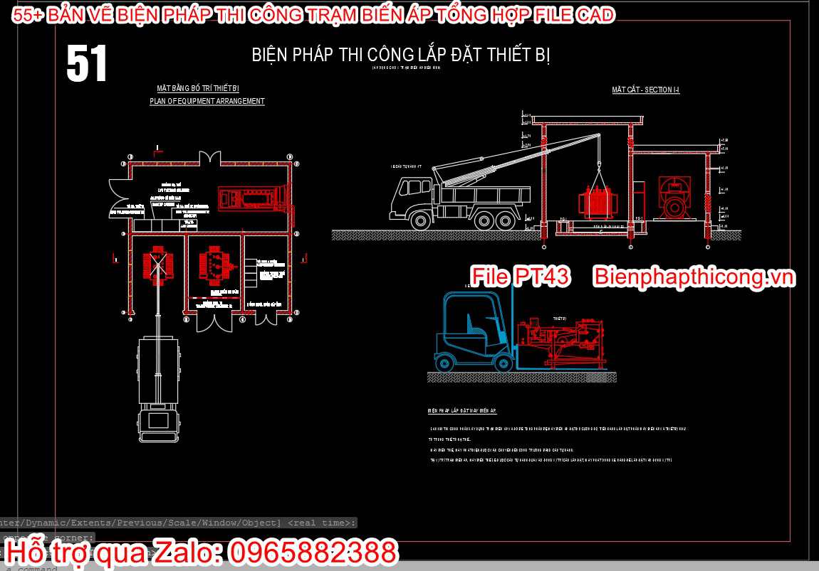 Biện pháp thi công lắp đặt thiết bị.