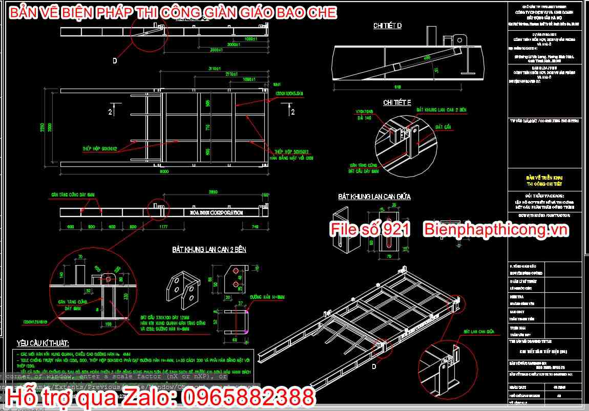 Chi tiết sàn tiếp liệu.