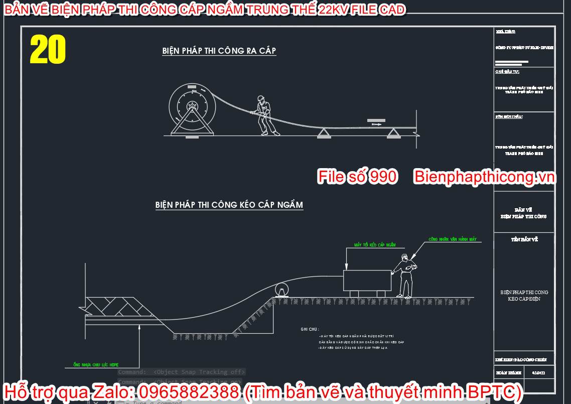 Biện pháp thi công ra cáp.