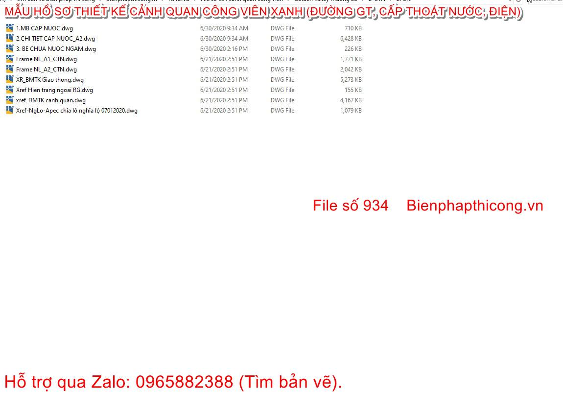Bản vẽ cấp nước file cad hạ tầng cảnh quan.