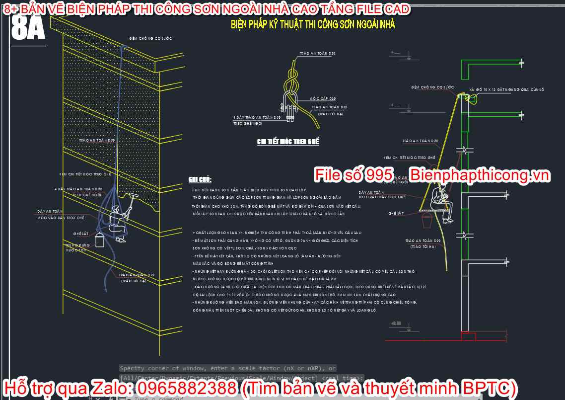 Biện pháp kỹ thuật sơn tường ngoài nhà.